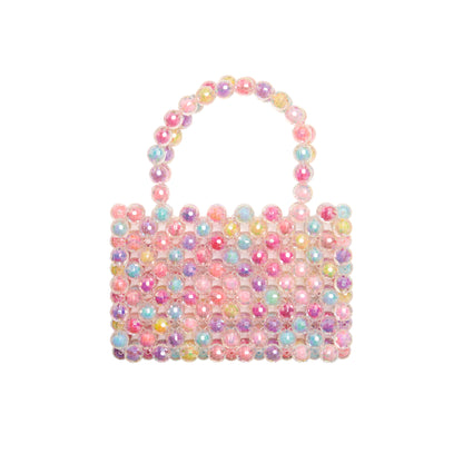 Crystal Candy Beaded Bag - Multicolor Large